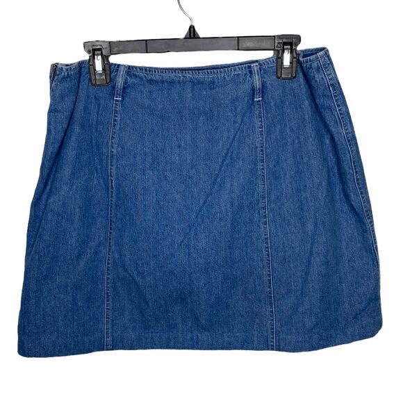 Anne Klein Denim Jean Skirt Size 14 - Picture 1 of 6